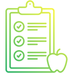 Plano de dieta  Ícone