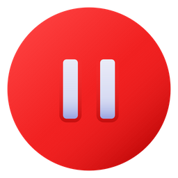 Pause Stop Sign Icon