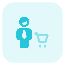 Man Cart  Icon