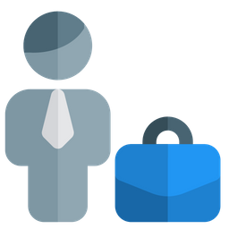 Man Briefcase  Icon