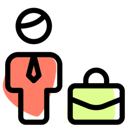 Man Briefcase  Icon