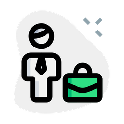 Man Briefcase  Icon