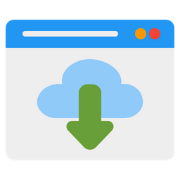 Cloud Download  Icon