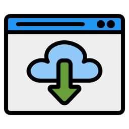 Cloud Download  Icon