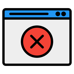 Browser Blocked  Icon