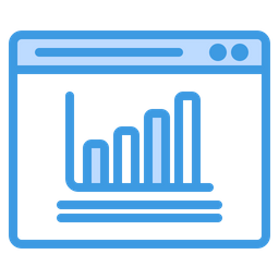 Gráfico de barras  Ícone
