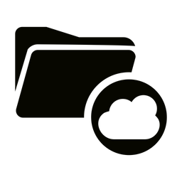 Cloud folder  Icon