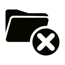 Cancel folder  Icon