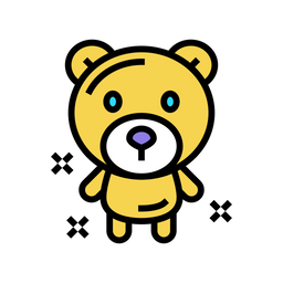 Bear Character Balloon Icon