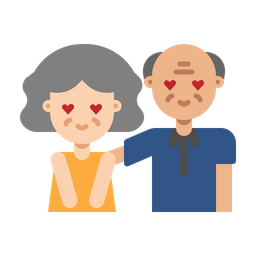 Elderly Couple  Icon