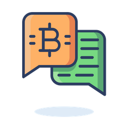 Bitcoin Message  Icon