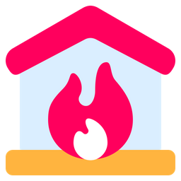 Burning House  Icon