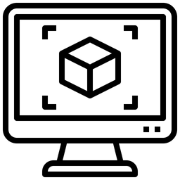 Würfel d Formen Schnittstelle Quadrate  Symbol