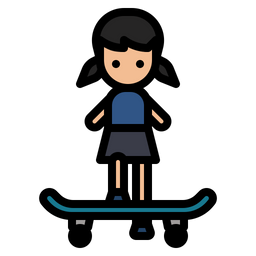 Girl Skater  Icon