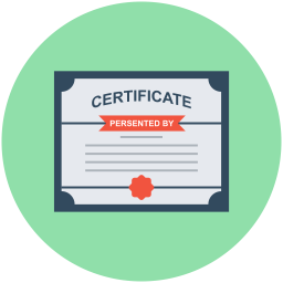 Certificado  Ícone