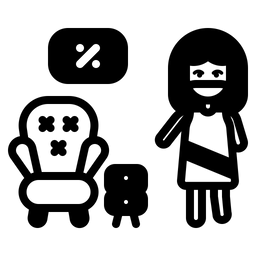 Verkäuferin  Symbol