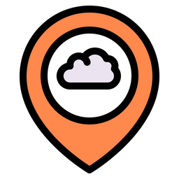 Cloud Location  Icon