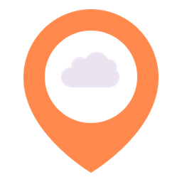 Cloud Location  Icon