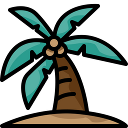 Kokosnussbaum  Symbol