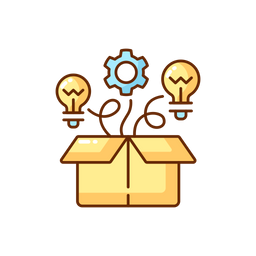 Thinking outside the box  Icon