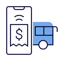 Bus Ticket Payment  Icon