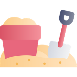 Bucket Sand  Icon