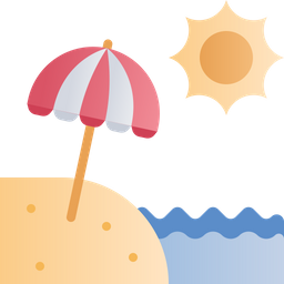 Beach Umbrella  Icon