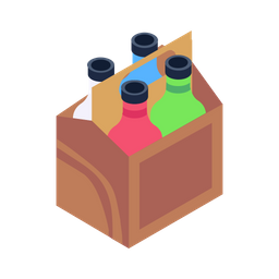 Bottles Crate  Icon