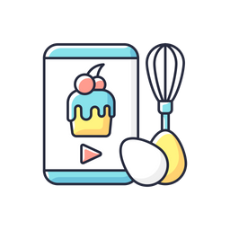 Cooking video  Icon