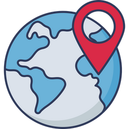 Global Location  Icon