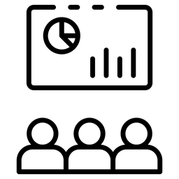 Geschäftskonferenz  Symbol