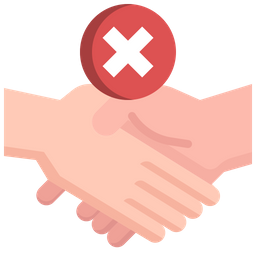 No Handshake  Icon