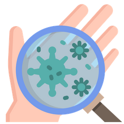 Bacteria Hand  Icon