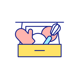 Cleaning Kitchen  Icon