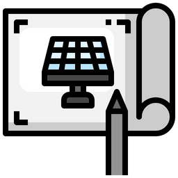 Solar Blueprint  Icon