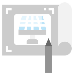 Solar Blueprint  Icon