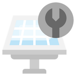Configuración del panel solar  Icono