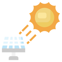Configuración del panel solar  Icono