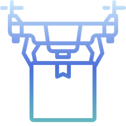 Drohnenlieferung  Symbol