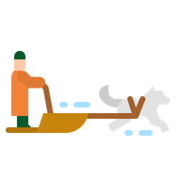 Dog Sleigh  Icon