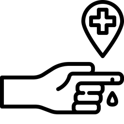 Fingerverletzung  Symbol