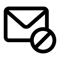 E-Mail-Block  Symbol