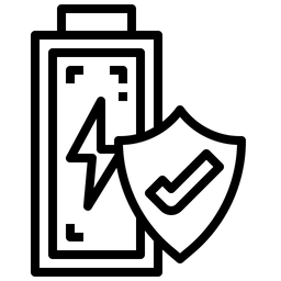 Batterieabschirmungsprüfung  Symbol