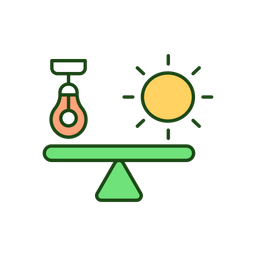 Energia elétrica alternativa  Ícone