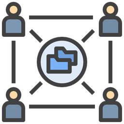 File Sharing  Icon