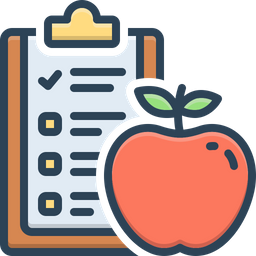 Diet List  Icon