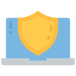 Laptop Shield  Icon