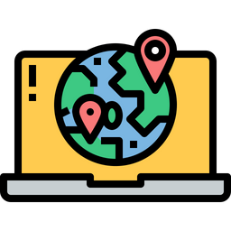 Global Location  Icon