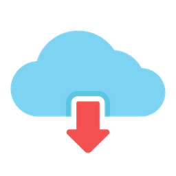 Cloud Download  Icon