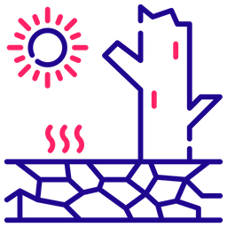 Desertifikation  Symbol